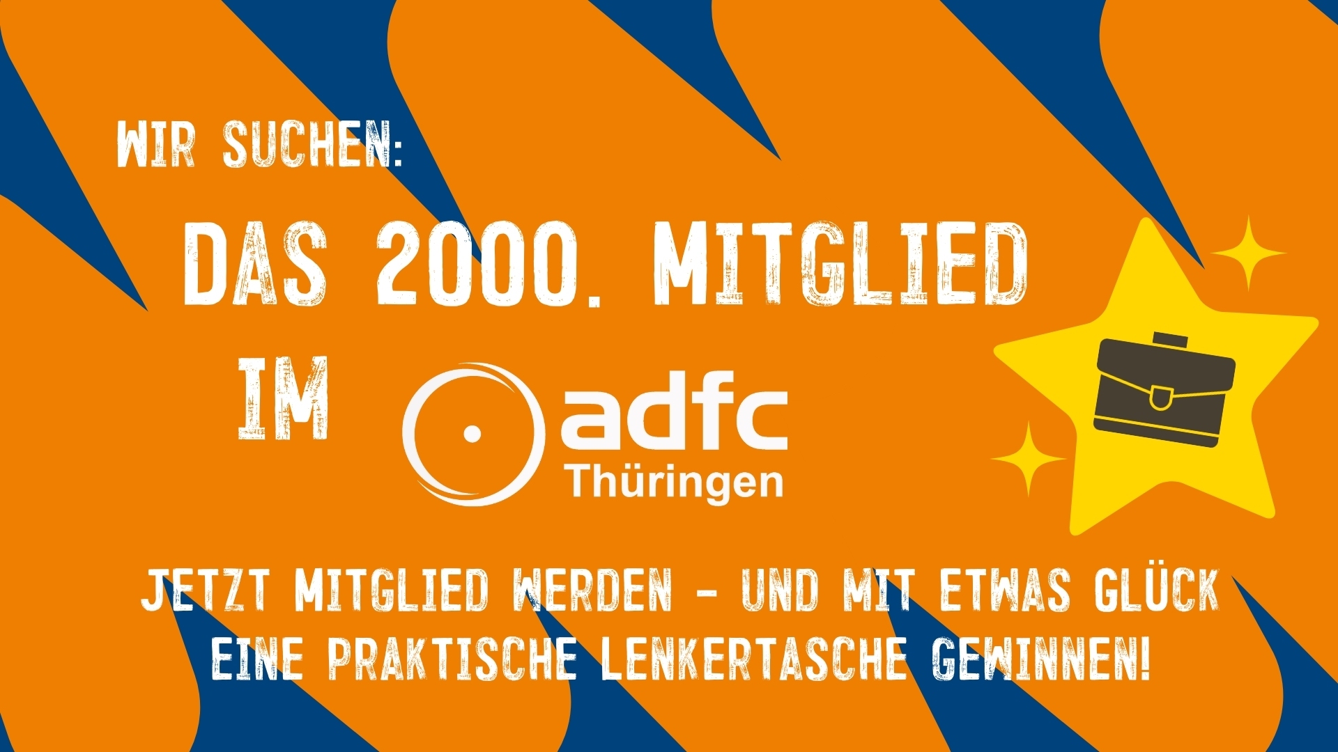 Das 2000. Mitglied gesucht