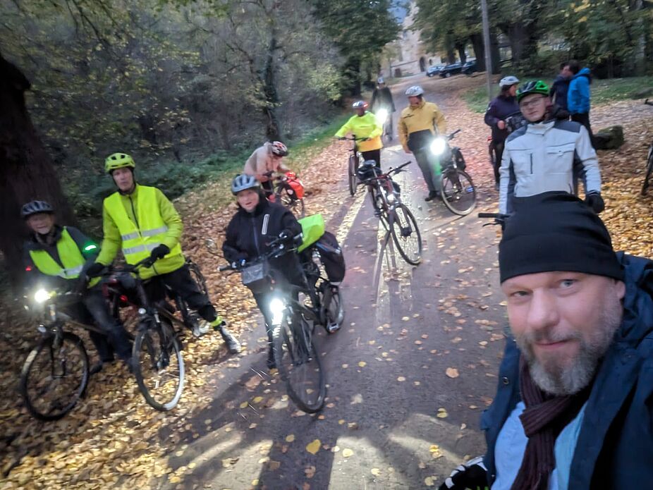 Nachtradeltour Impressionen von der Nachtradeltour
