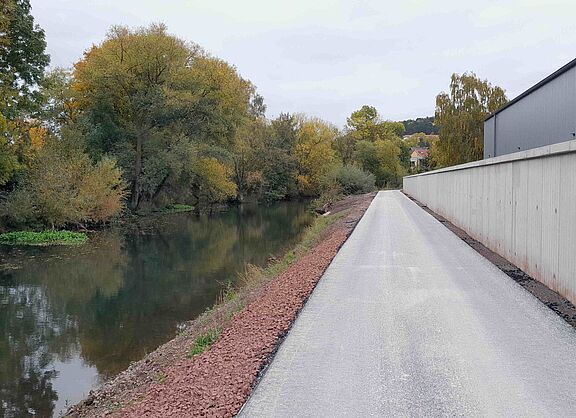 An der Hörsel entsteht im Stadtgebiet von Eisenach ein neuer Radweg