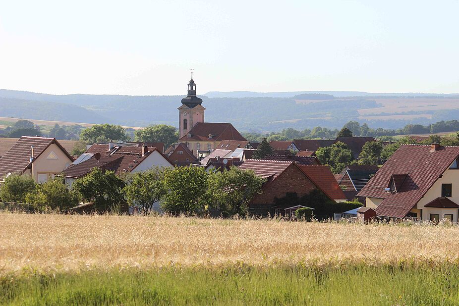 Blick auf Berka vor dem Hainich Blick auf Berka vor dem Hainich