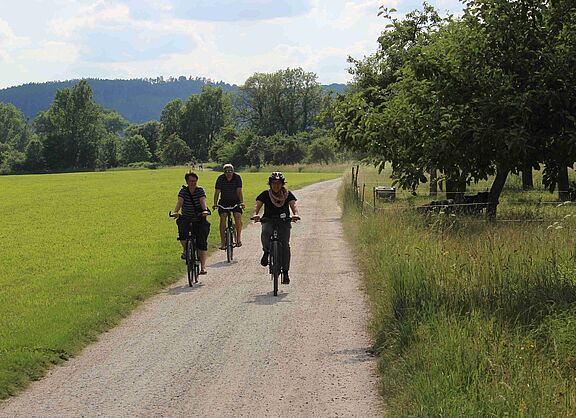 Radweg im Werratal