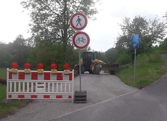 Der Radweg zwischen Kälberfeld und Schönau wird saniert