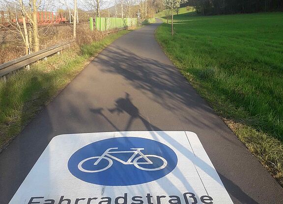 Fahrradstraße am Siebenborn